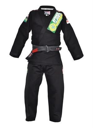Isami Sachiko Double Weave Black BJJ Gi With Patches